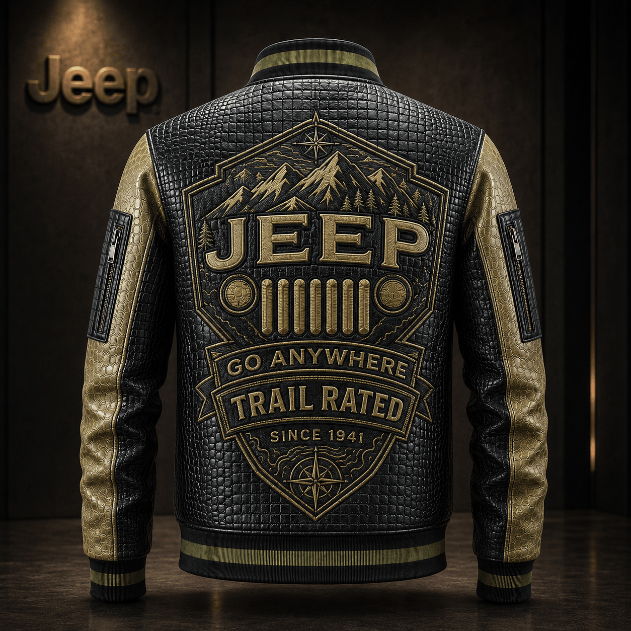 Premium JEP Leather Zipper Jacket TNSM